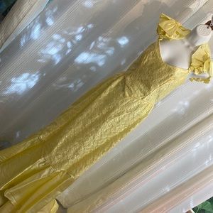 Yellow vintage gown